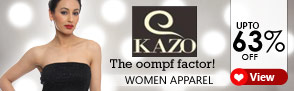 Upto 63% off on Kazo women apparel