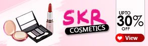 Upto 30% off on SKR Cosmetics