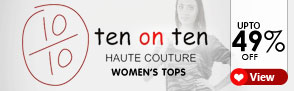Upto 49% off Ten On Ten Dresses
