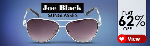 Joe Black Sunglasses @ Flat 62% off