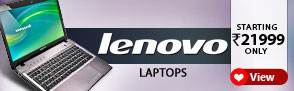 Lenovo Laptops- Starting @ Rs21999