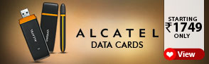 Alcatel Data Cards ? Starting at Rs.1749