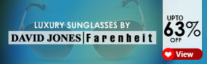 Luxury Sunglasses By David Jones & Farenheit ? Upto 63% off