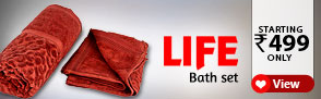 Life Bath Towel Sets ? Starting at Rs.499 only