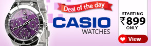 Casio Deal of the day ?Starting Rs. 899