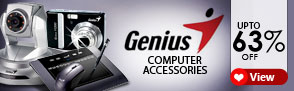 Upto 63% off Genius Computer Accessories