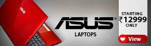 Asus Laptops ? starting Rs. 12999