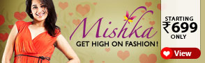 Mishka dresses starting at Rs. 699 only.