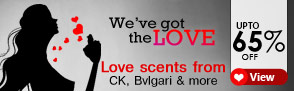 Love scents upto 65% off.