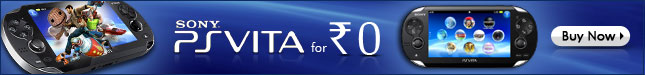 Pay Rs.0 and get a chance to Win Sony Playstation Vita