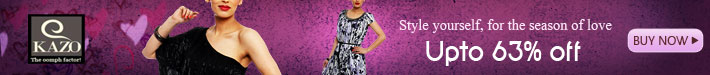 Style up yourself this Valentine with Kazo- upto 63% off