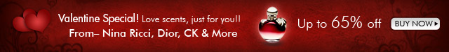 Valentine Special! Love Scents, Just for You From ? Nina Ricci, Dior, CK & More