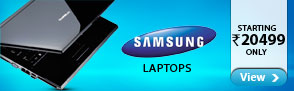Samsung Laptops ? Starting at Rs.20,499
