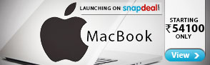 First time on Snapdeal! Apple MacBook Starting at Rs.32,199