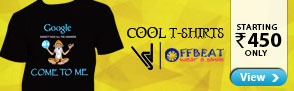 Cool T-Shirts from OffBeat & LSD starting at Rs.450 only