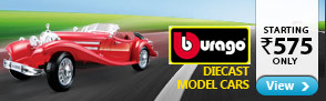 Bburago Diecast Model Cars starting at Rs.575 only
