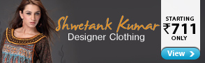 Shwetank Kumar designer clothing starting at Rs.711 only