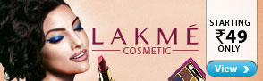 Lakme Cosmetics starting at Rs.49 only