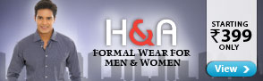H&A Formal Wear for Men & Women - Starting Rs.399