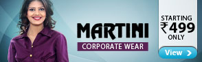 Martini corporate wear for women starting at Rs.499 only