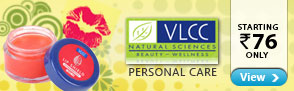 VLCC personal Care products starting Rs. 76