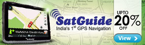 SatGuide, India's 1st GPS Navigation - Upto 20% off