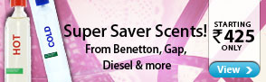 Super Saver Scents from Benetton, Gap, Diesel & more starting Rs.425 only