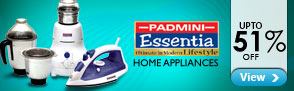 Upto 51% off Padmini Home Appliances