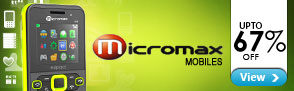 Upto 67% off Micromax Mobiles