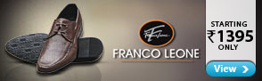 Franco Leone Men Footwear starting at Rs.1395 only