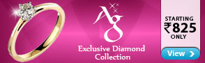 Exclusive Diamond Jewelry from AG starting at Rs.825 only