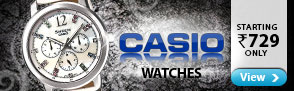 Casio watches - Starting Rs. 729