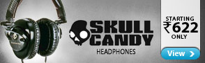 Skull Candy Headphones starting at Rs.622 only