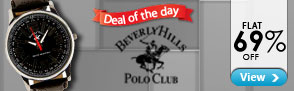 Flat 69% off on Bevely Hills Polo Club watches