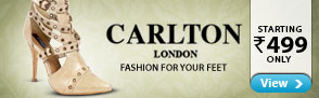 Carlton london footwear starting Rs.499 only