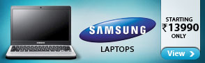 Samsung Laptops starting at Rs.13990 only
