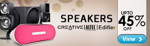 Latest Speakers - From Altec, Creative & Edifier - Upto 45% off