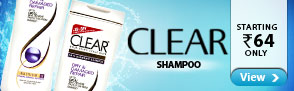 Clear Shampoo starting Rs.64 only