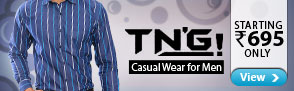 TNG ? casual wear for men starting Rs.695 only