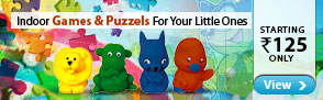 Indoor Games & Puzzles for Kids- Starting Rs 125 only