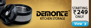 Demonte Kitchen Ware - Starting at Rs.249