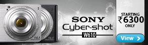 Sony Cybershot Digital Cameras - Starting Rs. 6300