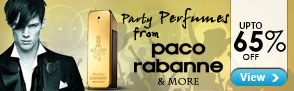 perfumes from paco rabbane & more upto 65% off