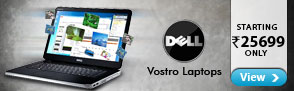 Dell Vostro Laptops - Starting at Rs.25,699