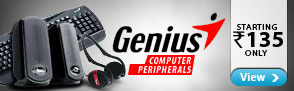 Genius Computer Peripherals - Starting at Rs.135