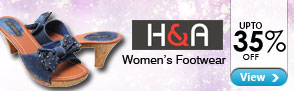 Upto 35% Off on womens footwear from H&A