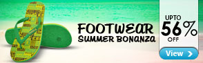 Upto 56% off Men's Footwear - Summer Bonanza