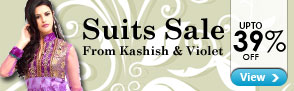 Upto 39% off Kashish & Violet ? Suit Sale