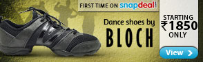 First time in India dance shoes by bloch starting Rs.1850