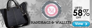 Upto 58% off on Handbags and wallets from JM